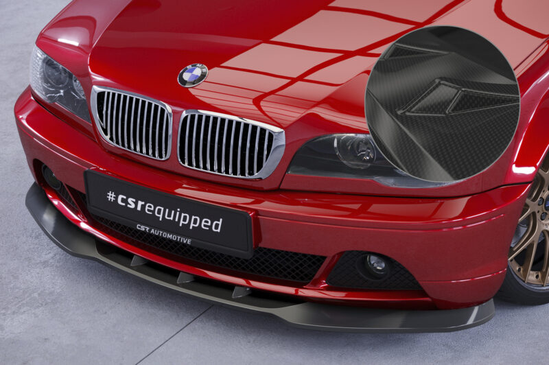 Lip delantero CSR Automotive para BMW Serie 3 E46 Coupé / Cabrio CSL073 Carbon Look 1