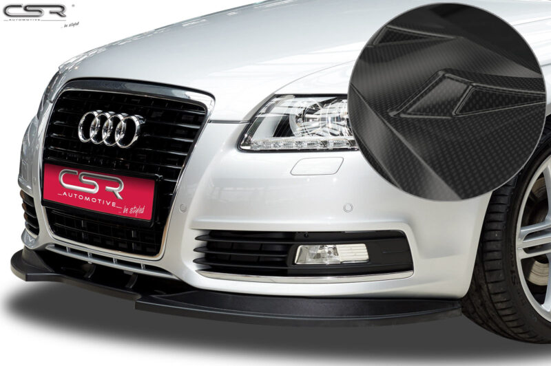 Lip delantero CSR Automotive para Audi A6 4F Sine CSL106 Carbon Look 1