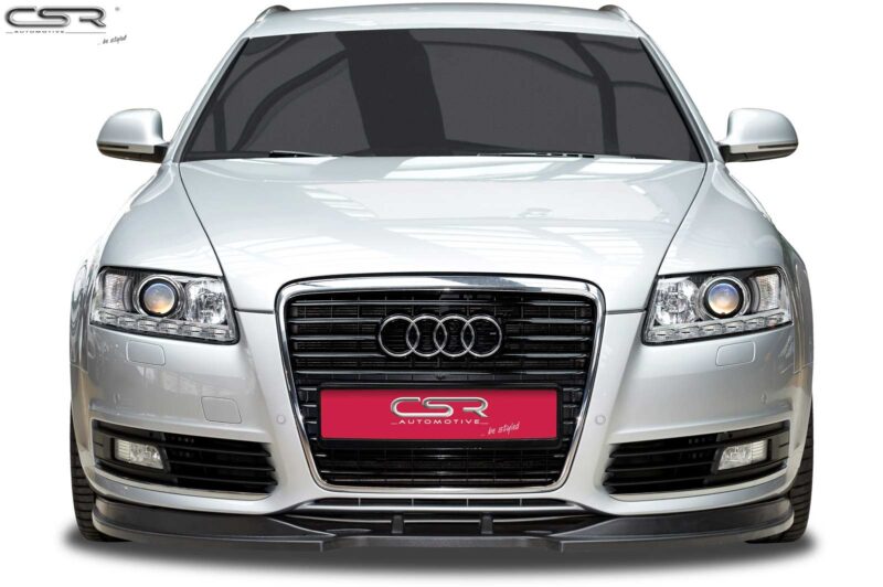 Lip delantero CSR Automotive para Audi A6 4F Sine CSL106 Negro Mate 2