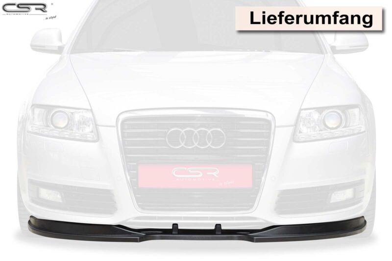 Lip delantero CSR Automotive para Audi A6 4F Sine CSL106 Negro Mate 3