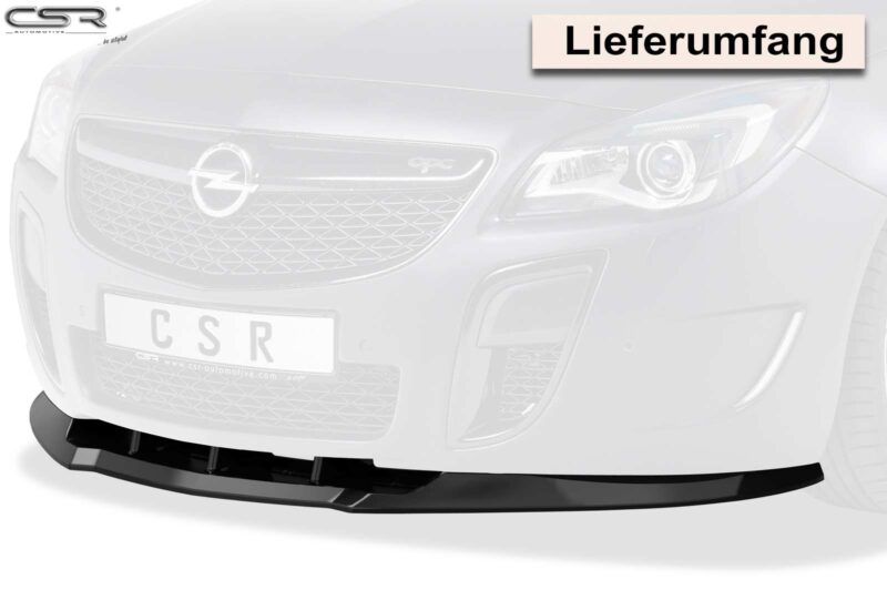 Lip delantero CSR Automotive para Opel Insignia A OPC Facelift CSL109 Negro Mate 4