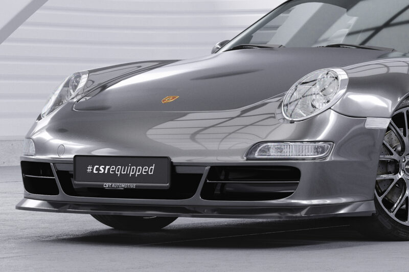 Lip delantero CSR Automotive para Porsche 911/997 CSL114 Negro Mate 3