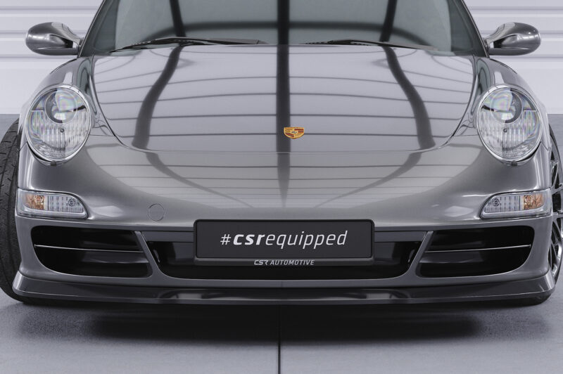 Lip delantero CSR Automotive para Porsche 911/997 CSL114 Negro Mate 5