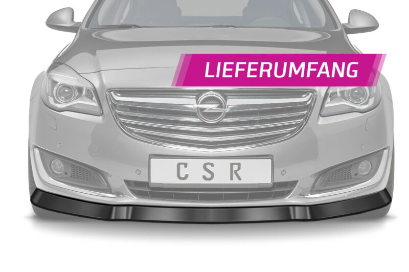 Lip delantero CSR Automotive para Opel Insignia A CSL131 Negro Mate 4