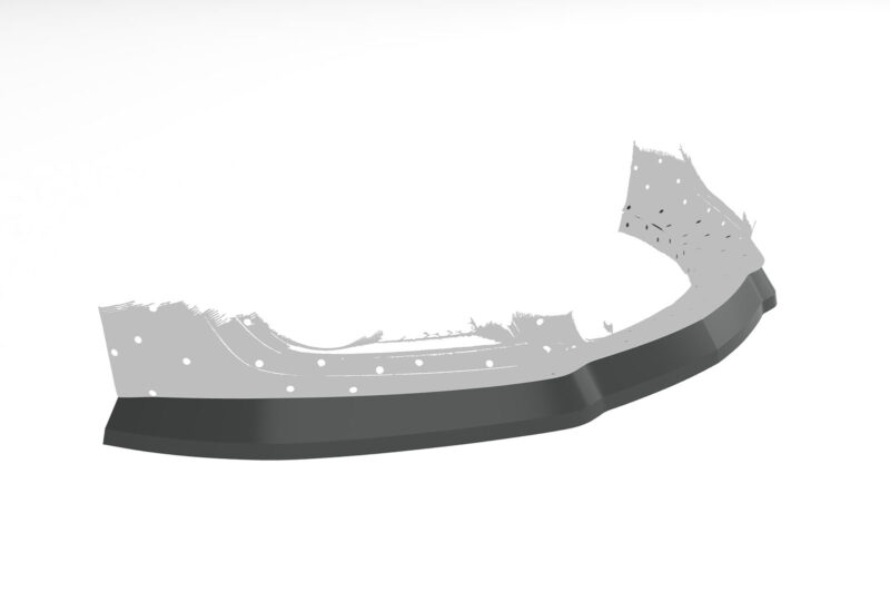 Lip delantero CSR Automotive para Opel Insignia A CSL131 Negro Mate 6