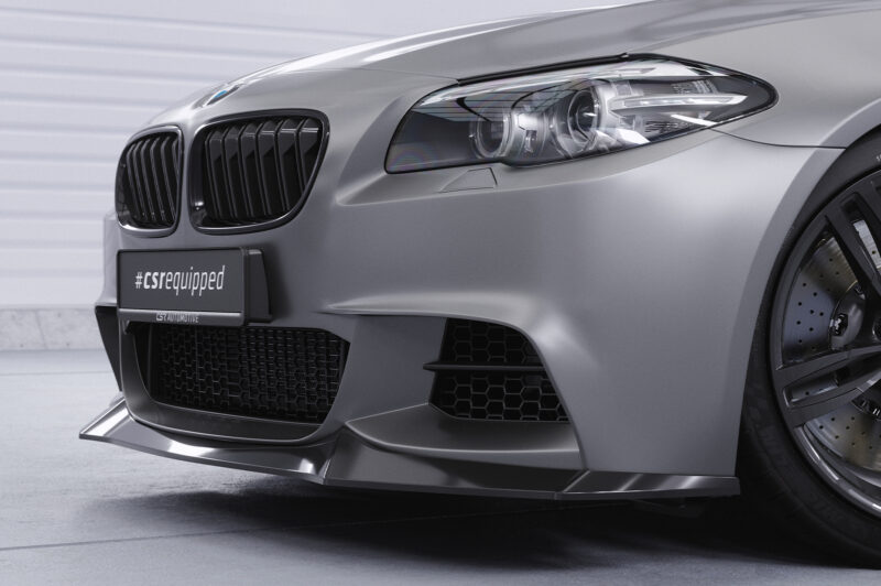 Lip delantero CSR Automotive para BMW Serie 5 F10/F11 paquete M CSL137 Negro Mate 2