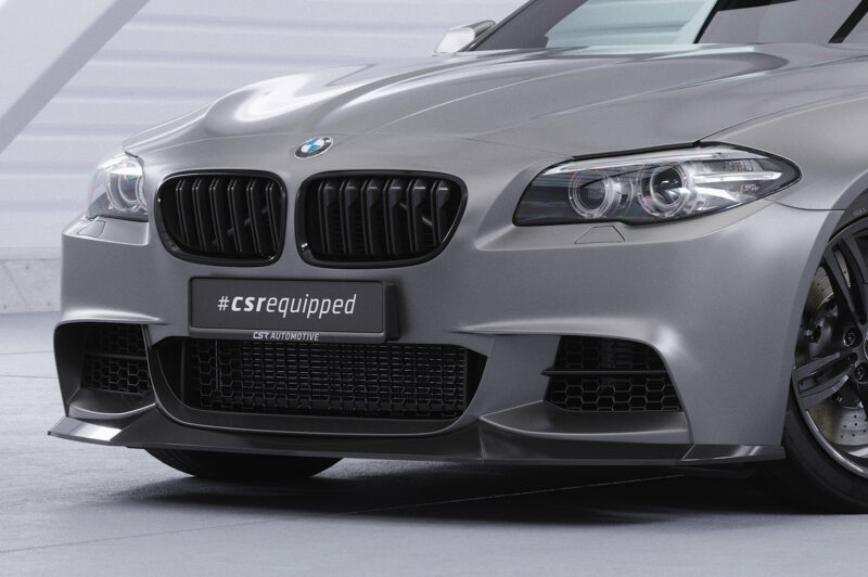 Lip delantero CSR Automotive para BMW Serie 5 F10/F11 paquete M CSL137 Negro Mate 3