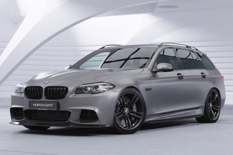Lip delantero CSR Automotive para BMW Serie 5 F10/F11 paquete M CSL137 Negro Mate 4