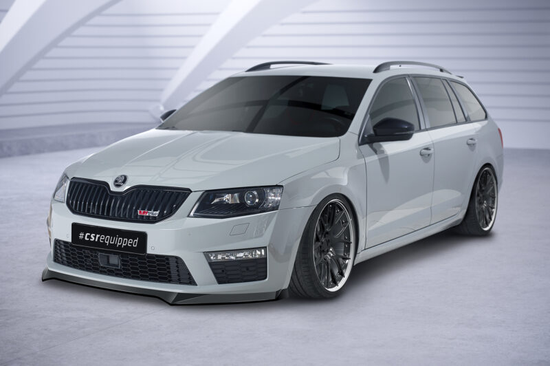 Lip delantero CSR Automotive para Skoda Octavia 3 (Typ 5E) RS CSL150 Negro Mate 4