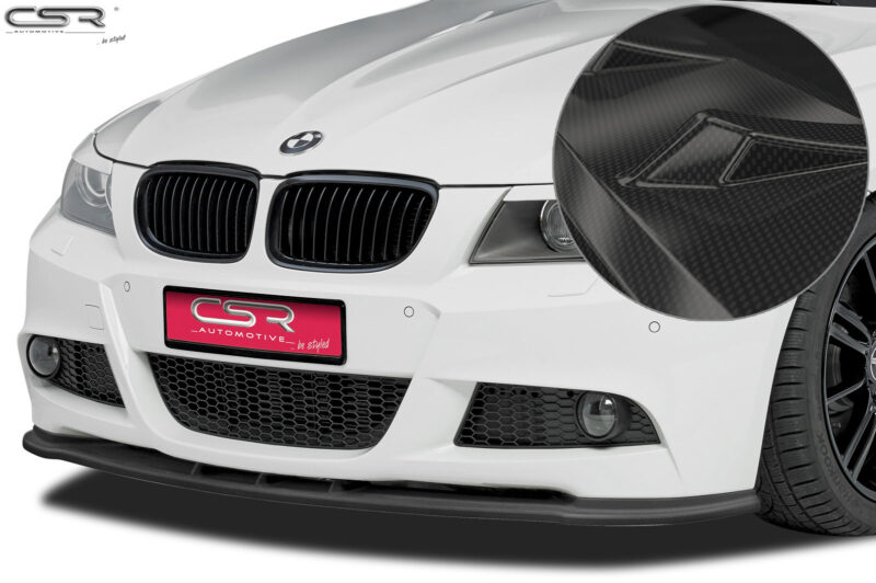 Lip delantero CSR Automotive para BMW Serie 3 E90/E91 LCI CSL168 Carbon Look 1