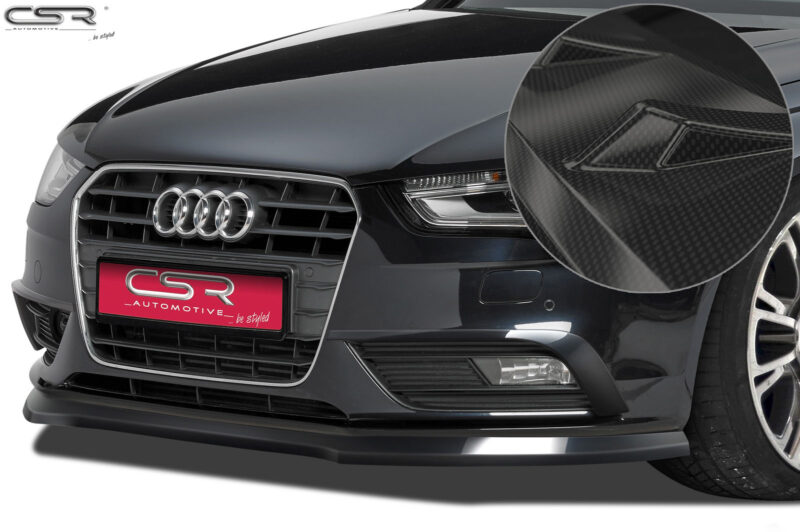 Lip delantero CSR Automotive para Audi A4 B8 CSL176 Carbon Look 1