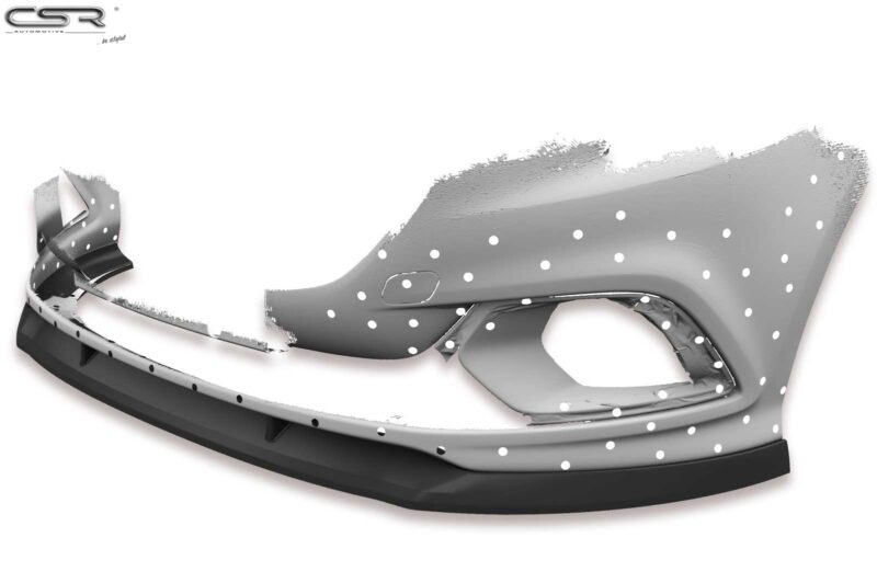 Lip delantero CSR Automotive para Opel Corsa E OPC CSL275 Negro Mate 6