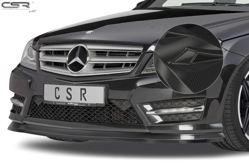 Lip delantero CSR Automotive para Mercedes-Benz Clase C 204 CSL308 Carbon Look 1