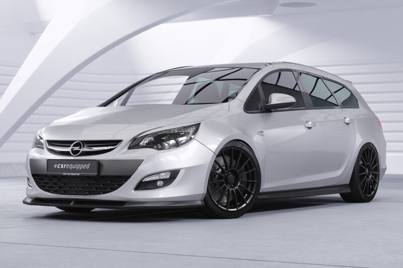 Lip delantero CSR Automotive para Opel Astra J CSL311 Negro Mate 4