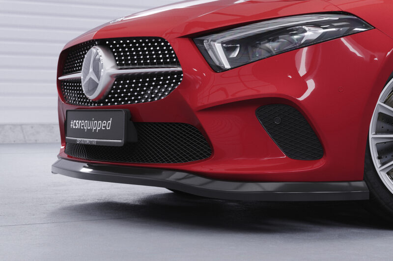 Lip delantero CSR Automotive para Mercedes-Benz Clase A W177 CSL312 Negro Mate 2
