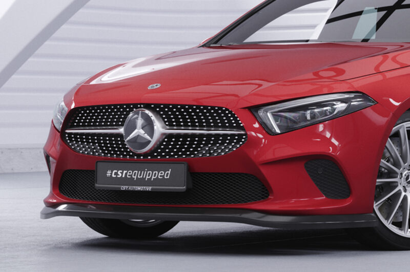Lip delantero CSR Automotive para Mercedes-Benz Clase A W177 CSL312 Negro Mate 3