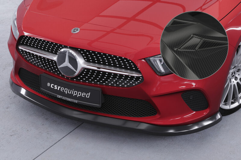 Lip delantero CSR Automotive para Mercedes-Benz Clase A W177 CSL312 Carbon Look 1