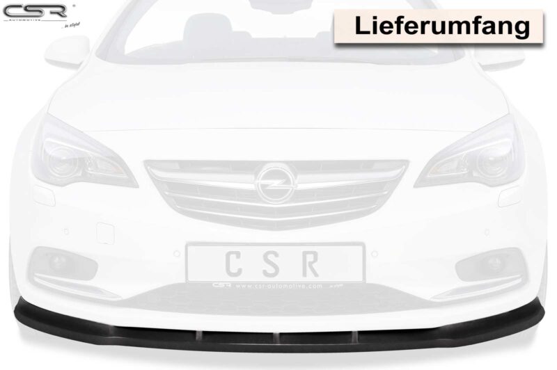 Lip delantero CSR Automotive para Opel Cascada CSL314 Negro Mate 3