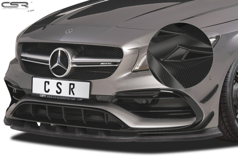 Lip delantero CSR Automotive para Mercedes-Benz CLA 45 AMG / A 45 AMG CSL315 Carbon Look 1