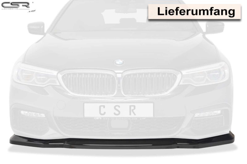 Lip delantero CSR Automotive para BMW Serie 5 G30/G31 Paquete M CSL316 Negro Mate 4