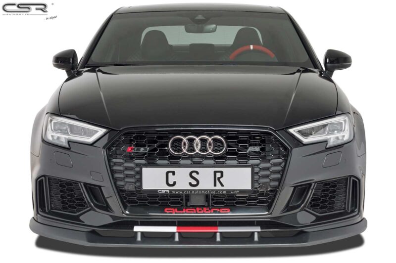 Lip delantero CSR Automotive para Audi RS3 8V CSL322 Negro Mate 3
