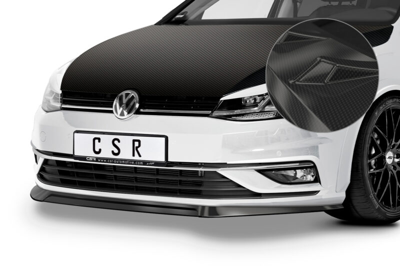 Lip delantero CSR Automotive para VW Golf 7 CSL324 Carbon Look 1