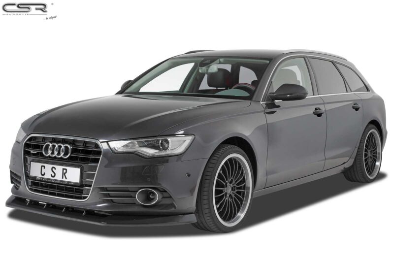 Lip delantero CSR Automotive para Audi A6 C7 4G CSL325 Negro Mate 2