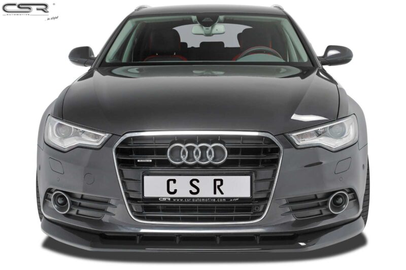 Lip delantero CSR Automotive para Audi A6 C7 4G CSL325 Negro Mate 3