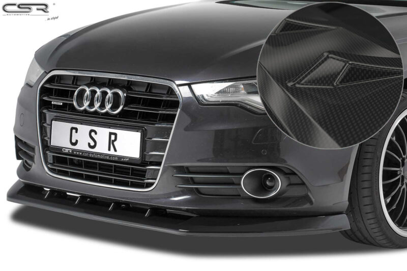 Lip delantero CSR Automotive para Audi A6 C7 4G CSL325 Carbon Look 1