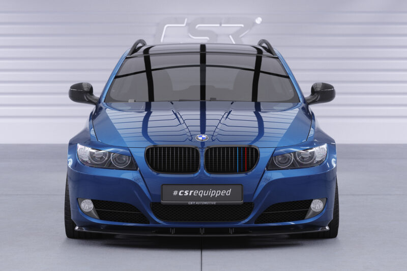 Lip delantero CSR Automotive para BMW E90 / E91 LCI CSL327 Negro Mate 6