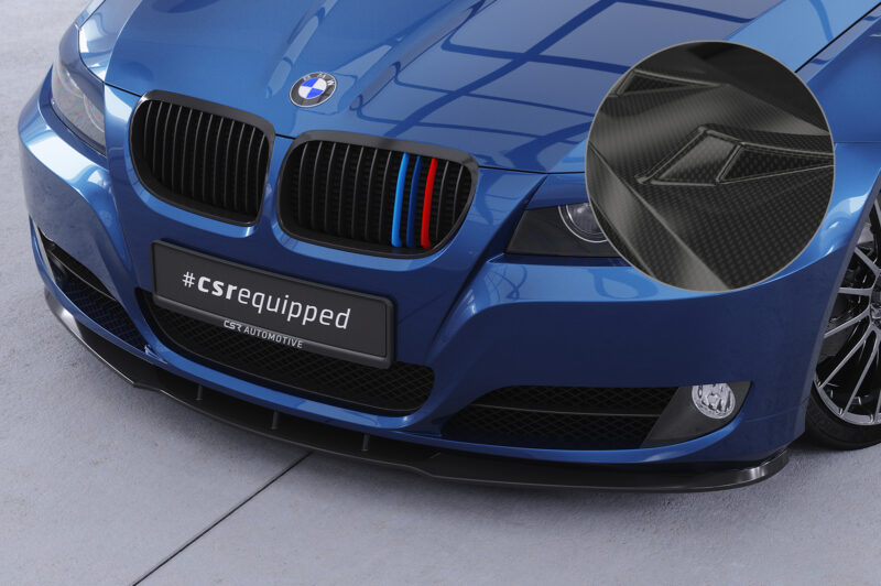 Lip delantero CSR Automotive para BMW E90 / E91 LCI CSL327 Carbon Look 1