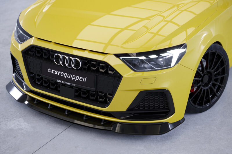 Lip delantero CSR Automotive para Audi A1 (Tipo GB) CSL328 Negro Mate 1