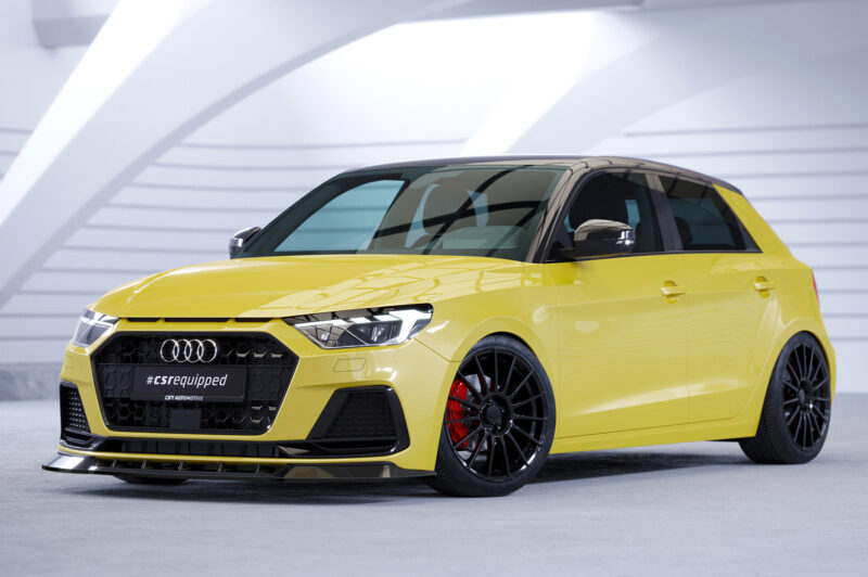 Lip delantero CSR Automotive para Audi A1 (Tipo GB) CSL328 Negro Mate 2