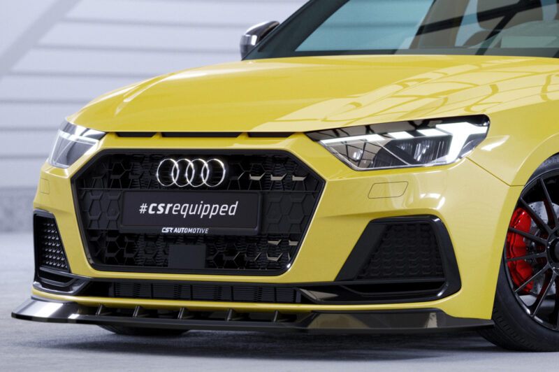 Lip delantero CSR Automotive para Audi A1 (Tipo GB) CSL328 Negro Mate 3