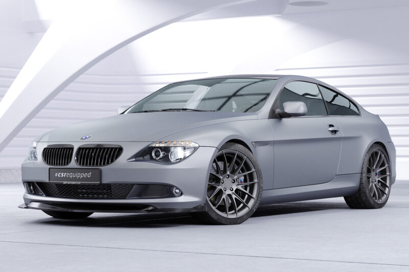 Lip delantero CSR Automotive para BMW Serie 6 E63 / E64 LCI CSL329 Negro Mate 4