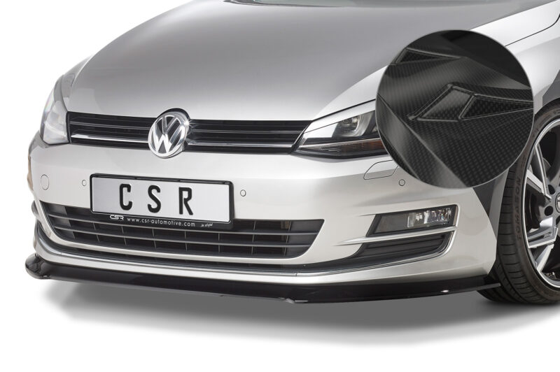 Lip delantero CSR Automotive para VW Golf 7 CSL330 Carbon Look 1