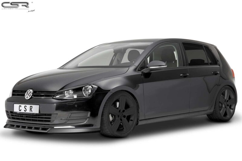 Lip delantero CSR Automotive para VW Golf 7 CSL332 Negro Mate 2