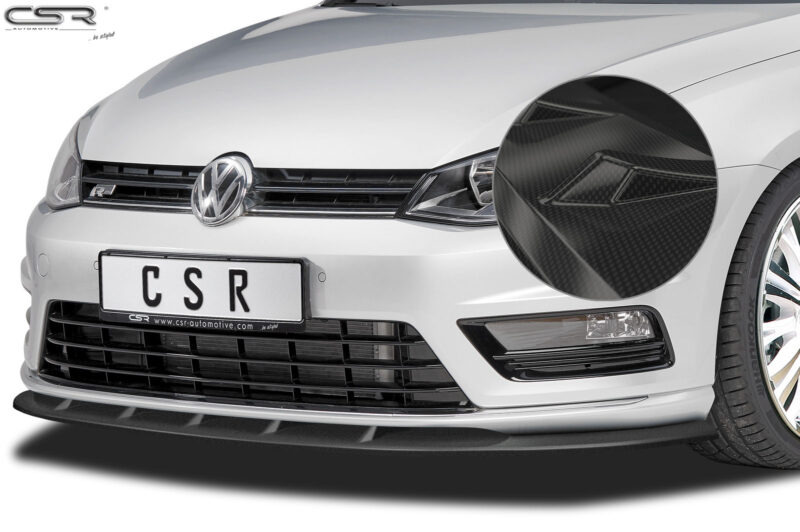 Lip delantero CSR Automotive para VW Golf 7 Rine CSL333 Carbon Look 1