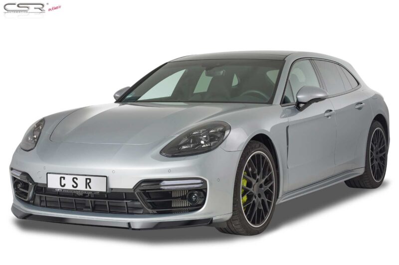 Lip delantero CSR Automotive para Porsche Panamera 2 CSL336 Negro Mate 2