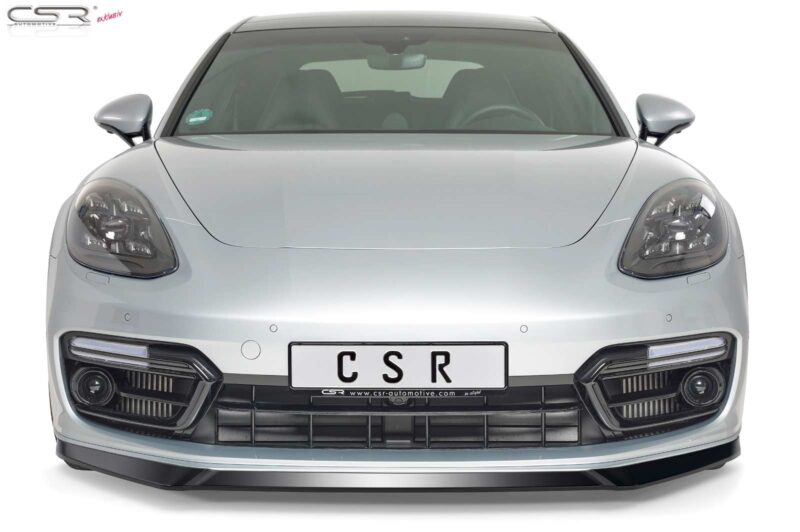 Lip delantero CSR Automotive para Porsche Panamera 2 CSL336 Negro Mate 3