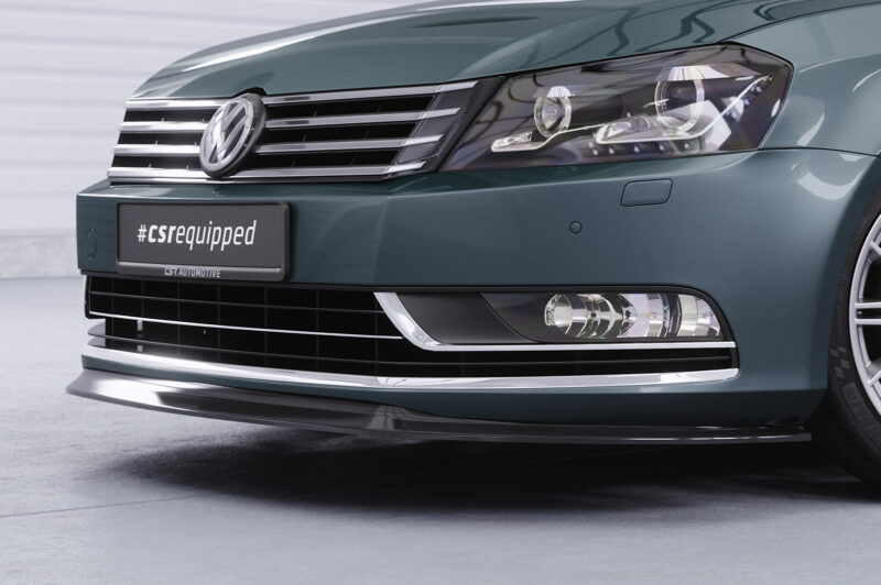 Lip delantero CSR Automotive para VW Passat B7 CSL337 Negro Mate 2