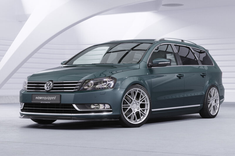 Lip delantero CSR Automotive para VW Passat B7 CSL337 Negro Mate 4