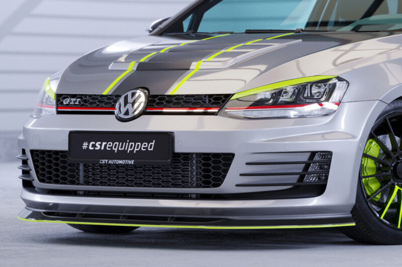 Lip delantero CSR Automotive para VW Golf 7 GTI / GTD CSL338 Negro Mate 3