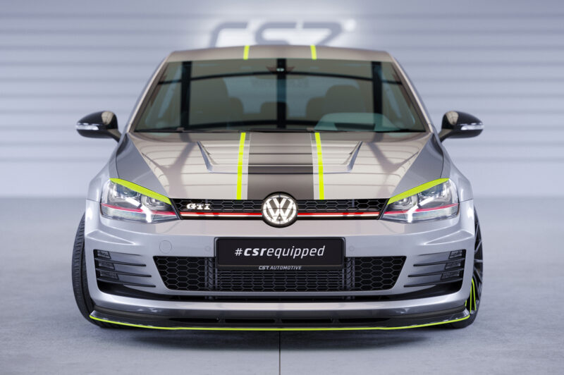 Lip delantero CSR Automotive para VW Golf 7 GTI / GTD CSL338 Negro Mate 4