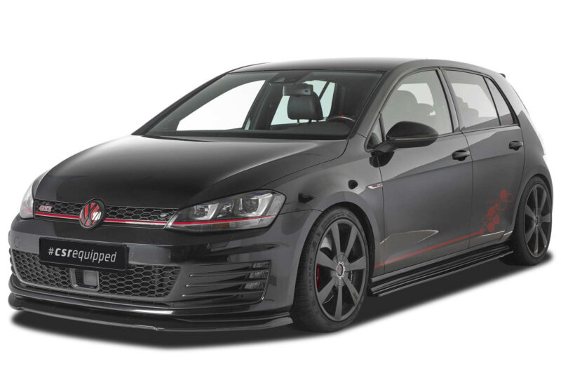 Lip delantero CSR Automotive para VW Golf 7 GTI / GTD CSL338 Negro Mate 6