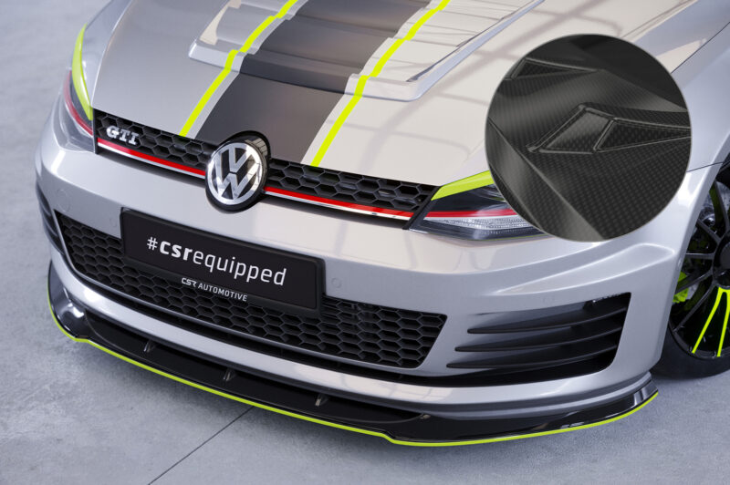 Lip delantero CSR Automotive para VW Golf 7 GTI / GTD CSL338 Carbon Look 1