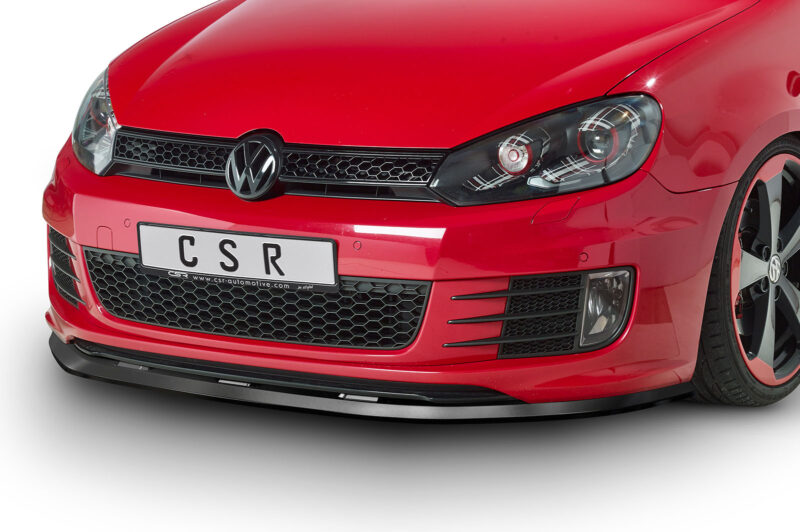 Lip delantero CSR Automotive para VW Golf 6 GTI/GTD CSL339 Negro Mate 2