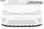 Lip delantero CSR Automotive para VW Golf 7 R CSL340 Negro Mate 3
