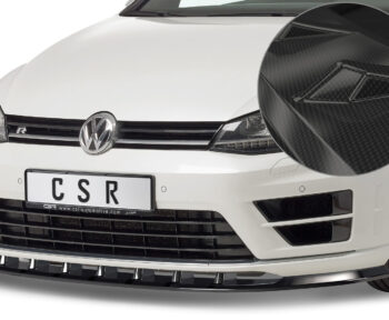 Lip delantero CSR Automotive para VW Golf 7 R CSL340 Carbon Look 1