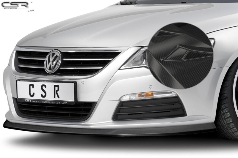 Lip delantero CSR Automotive para VW Passat CC CSL341 Carbon Look 1